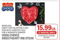 Kings Food Markets USDA CHOICE SWEETHEART RIB STEAK offer