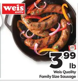 Weis Markets Weis Quality Family Size Sausage offer