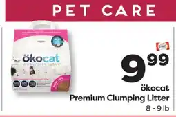 Weis Markets ökocat Premium Clumping Litter offer
