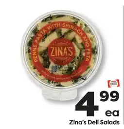 Weis Markets Zina's Deli Salads offer