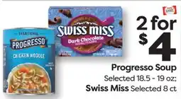 Weis Markets Progresso Soup Selected 18.5-19 oz Swiss Miss Selected 8 ct offer