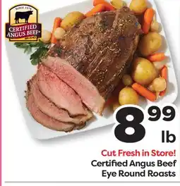 Weis Markets Certified Angus Beef Eye Round Roasts offer