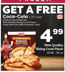 Weis Markets Weis Quality Rising Crust Pizza offer