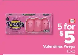 Weis Markets Valentines Peeps offer