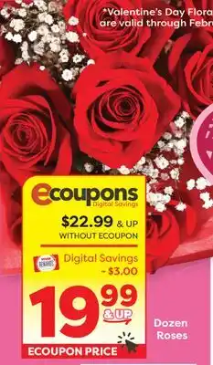 Weis Markets Dozen Roses offer