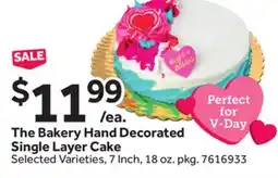Stop&Shop The Bakery Hand Decorated Single Layer Cake offer