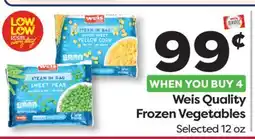 Weis Markets Weis Quality Frozen Vegetables offer