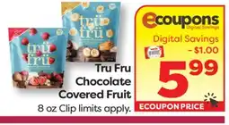 Weis Markets Tru Fru Chocolate Covered Fruit offer