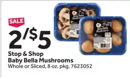 Stop&Shop Stop & Shop Baby Bella Mushrooms offer