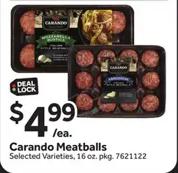 Stop&Shop Carando Meatballs offer