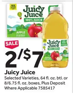 Stop&Shop Juicy Juice offer