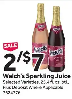 Stop&Shop Welch's Sparkling Juice offer