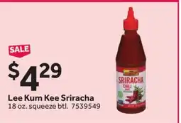 Stop&Shop Lee Kum Kee Sriracha offer