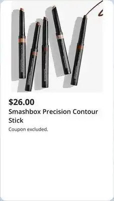JC Penney Smashbox Precision Contour Stick offer