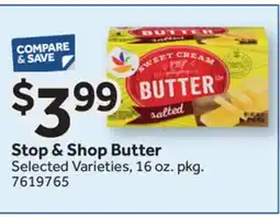Stop&Shop Stop & Shop Butter offer