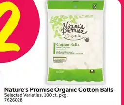Stop&Shop Nature's Promise Organic Cotton Balls offer