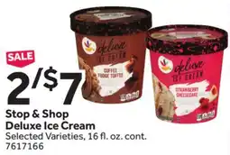 Stop&Shop Stop & Shop Deluxe Ice Cream offer