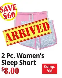 Ocean State Job Lot 2 Pc. Women's Sleep Short offer