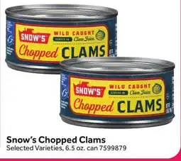 Stop&Shop Snow's Chopped Clams offer