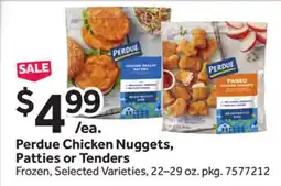 Stop&Shop Perdue Chicken Nuggets, Patties or Tenders offer