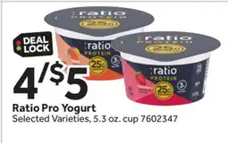 Stop&Shop Ratio Pro Yogurt offer