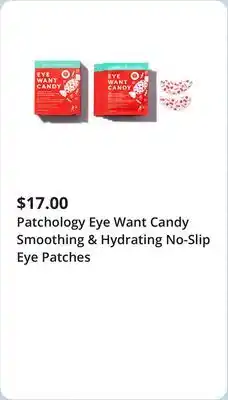 JC Penney Patchology Eye Want Candy Smoothing & Hydrating No-Slip Eye Patches offer