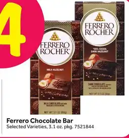Stop&Shop Ferrero Chocolate Bar offer