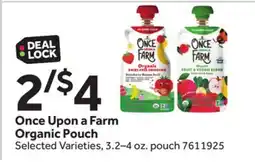 Stop&Shop Once Upon a Farm Organic Pouch offer