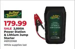 Runnings Battery Tender 2, 000A Power Station & Lithium Jump Starter offer