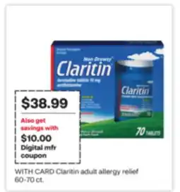 CVS Claritin adult allergy relief offer