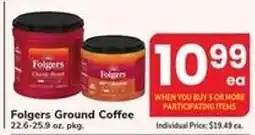 Safeway Folgers Ground Coffee offer
