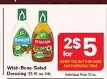 Safeway Wish-Bone Salad Dressing offer