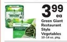 Safeway Green Giant Restaurant Style Vegetables offer