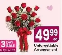 Safeway Unforgettable Arrangement offer