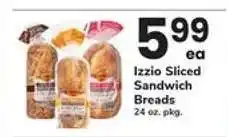Safeway Izzio Sliced Sandwich Breads offer