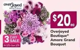 Safeway Overjoyed Boutique Amore Grand Bouquet offer