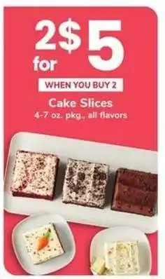 Safeway Cake Slices offer