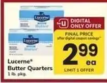 Safeway Lucerne Butter Quarters offer
