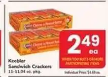 Safeway Keebler Sandwich Crackers offer