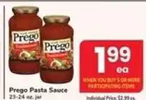 Safeway Prego Pasta Sauce offer