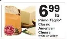 Safeway Primo Taglio Classic American Cheese offer