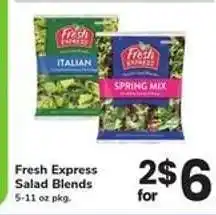 Safeway Fresh Express Salad Blends offer