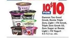 Safeway Dannon yogurt offer