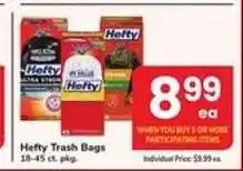 Safeway Hefty Trash Bags offer