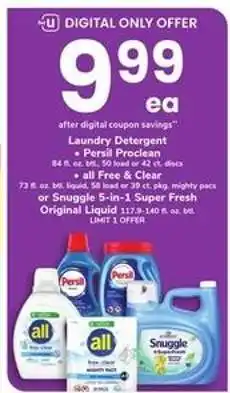 Safeway Laundry Detergent offer