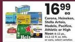Safeway Corona, Heineken, Stella Artois, Modelo, Pacifico, Athletic or High Noon offer