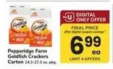 Safeway Pepperidge Farm Goldfish Crackers offer