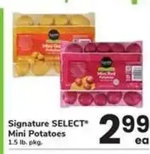 Safeway Signature SELECT Mini Potatoes offer
