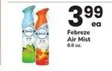 Safeway Febreze Air Mist offer