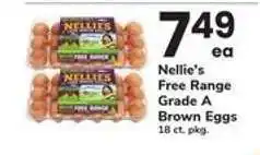 Safeway Nellie's Free Range Grade A Brown Eggs offer